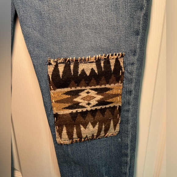 Abercrombie curve love patchwork jeans - Picture 3 of 8